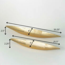 Outlet 💯 Sullivans Lustrous Brushed Gold Tray - Set Of 2 🎉 -Sullivans Sales unnamed file 101