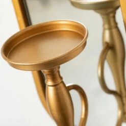 Deals ⌛ Sullivans 29.75 In. Oblong Mirrored Wall Sconce; Gold - 6.75"L X 4.75"W X 29.75"H 🎉 -Sullivans Sales unnamed file 1020