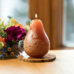 Deals 😉 Sullivans Carmel Timber Pear Candles - Set Of 3 ⌛ -Sullivans Sales unnamed file 1026