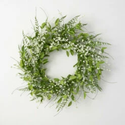 Best Sale 🔥 Sullivans Artificial Lush Leaf And Berry Wreath; Green 👏
