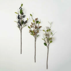 Brand new โ๏ธ Sullivans Artificial Neutral Hue Berry Branch Stem - Set Of 3 ๐