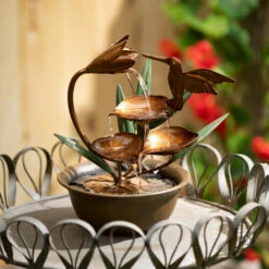 Hot Sale 🔔 Sullivans 10.5 In Copper Hummingbird Fountain; Copper 🎉 -Sullivans Sales unnamed file 1114