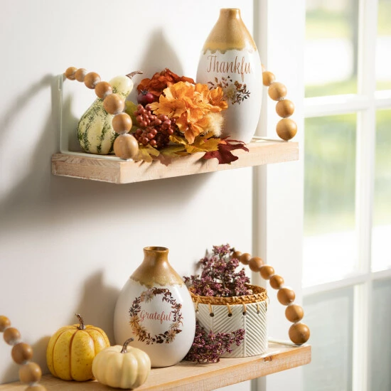 Best Sale 🥰 Sullivans Wood Wall Ledge With Beaded Side - Set Of 3 🌟 5 Best Sale 🥰 Sullivans Wood Wall Ledge With Beaded Side - Set Of 3 🌟 - Image 3