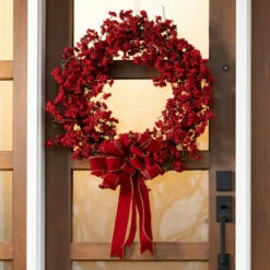 Outlet 😍 Sullivans 32" Artificial Red Berry Wreath 🥰 -Sullivans Sales unnamed file 1170