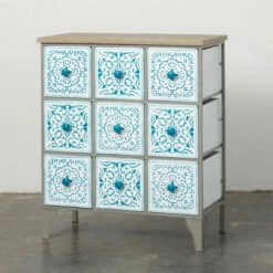 Discount 🔥 Sullivans Mediterranean Inspired 9-Drawer Cabinet 😀