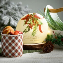 Top 10 ✔️ Sullivans Red Plaid Metal Pot - Set Of 3 👍 -Sullivans Sales unnamed file 1218