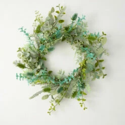 Buy 😉 Sullivans Artificial Mixed Botanical Wreath; Green 🔔