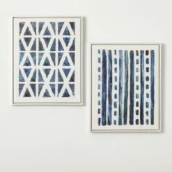 Discount 🎉 Sullivans 19.75 In. Framed Abstract Wall Decor - Set Of 2; Blue ❤️