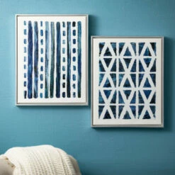 Discount 🎉 Sullivans 19.75 In. Framed Abstract Wall Decor - Set Of 2; Blue ❤️ 8 Discount 🎉 Sullivans 19.75 In. Framed Abstract Wall Decor - Set Of 2; Blue ❤️ -Sullivans Sales unnamed file 1285