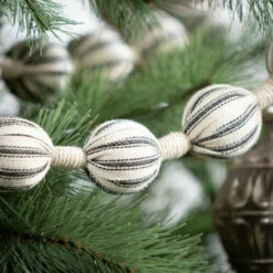 Outlet 👏 Sullivans 69" Black Ticking Ball Garland ❤️ -Sullivans Sales unnamed file 1314