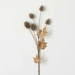 Flash Sale 👍 Sullivans Artificial Faux Dried Brown Thistle Stem 🎁