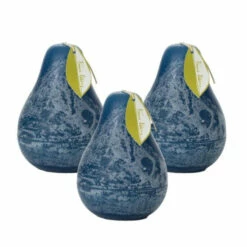 Buy 💯 Sullivans English Blue Timber Pear Candles - Set Of 3 😀