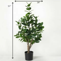 Hot Sale ⭐ Sullivans Artificial Large Potted Rubber Tree 🛒 -Sullivans Sales unnamed file 1367