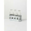 Discount 🤩 Sullivans Three Glass Bottle Vase With Caddy 🥰 -Sullivans Sales unnamed file 1375