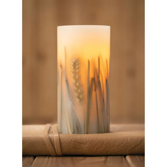 Best Sale ๐ Sullivans 6" Wheat LED Pillar Candle ๐คฉ 4 Best Sale ๐ Sullivans 6" Wheat LED Pillar Candle ๐คฉ - Image 2