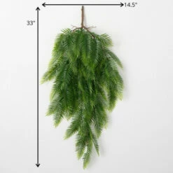Budget 🎁 Sullivans Artificial Lush Long Fern Flowing Bush 🔔 -Sullivans Sales unnamed file 1480