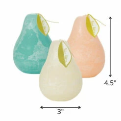 Promo ✨ Sullivans Sandy Beach Pear Candles Kit - Set Of 3 🔔 -Sullivans Sales unnamed file 1499