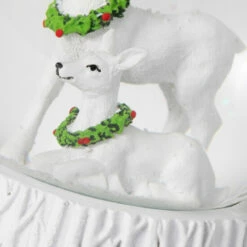 Brand new 👏 Sullivans White Deer Snow Globe 🤩 -Sullivans Sales unnamed file 1508