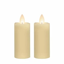 Promo 🛒 Sullivans 3" Wax Dipped Wave LED Votive - Set Of 2 💯