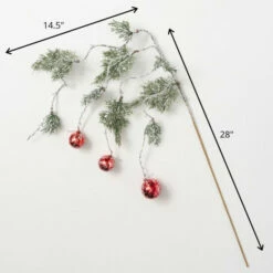 Budget 😀 Sullivans Cedar & Ball Artificial Spray - 14.5"L X 3.25"W X 28"H 😉 -Sullivans Sales unnamed file 1537