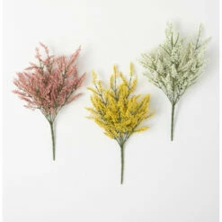 Budget 👍 Sullivans Artificial Light & Airy Berry Bud Bush - Set Of 3 🛒