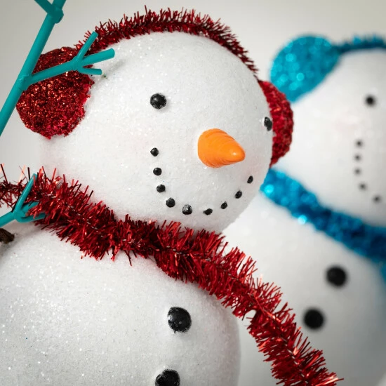 Wholesale ๐ Sullivans Holly Jolly Snowman Couple - 4"L X 3"W X 6.5"H; 4.5"L X 3.5"W X 7.5"H โค๏ธ 4 Wholesale ๐ Sullivans Holly Jolly Snowman Couple - 4"L X 3"W X 6.5"H; 4.5"L X 3.5"W X 7.5"H โค๏ธ - Image 2