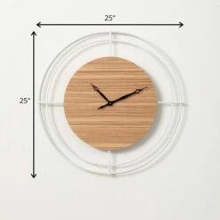 Best Pirce 🎁 Sullivans Circular White Wall Clock ⭐ -Sullivans Sales unnamed file 1658