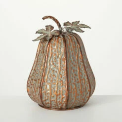 Flash Sale 😍 Sullivans Textured Tall Metal Pumpkin ⭐