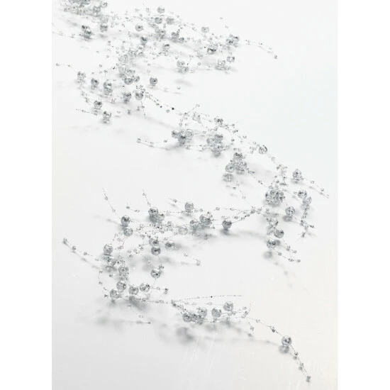 Flash Sale ๐ Sullivans Glittered Bead Garland - Silver ๐ 3 Flash Sale ๐ Sullivans Glittered Bead Garland - Silver ๐