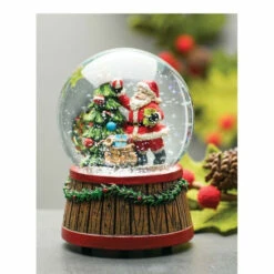 Budget 👏 Sullivans Santa And Tree Music Waterglobe - 4"L X 4"W X 5"H 👏
