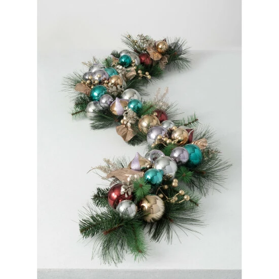 Deals ๐ Sullivans 6' Ornament & Pine Artificial Garland โญ 3 Deals ๐ Sullivans 6' Ornament & Pine Artificial Garland โญ
