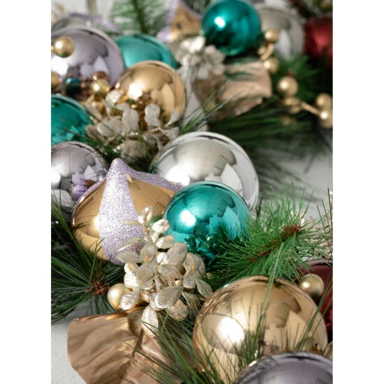 Deals ๐ Sullivans 6' Ornament & Pine Artificial Garland โญ 4 Deals ๐ Sullivans 6' Ornament & Pine Artificial Garland โญ - Image 2