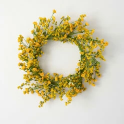 Coupon 🎁 Sullivans Artificial Yellow Wildflower Wreath 🌟