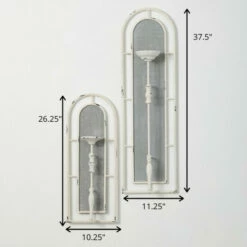 Cheap 👏 Sullivans Weathered Wall Candle Sconces - Set Of 2 🧨 -Sullivans Sales unnamed file 1776