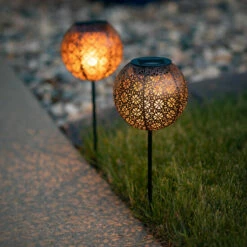 Top 10 ⌛ Sullivans 17 In. Sphere Stake Solar Light; Copper ✨ -Sullivans Sales unnamed file 1817