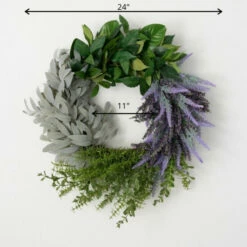 Buy 🎁 Sullivans Artificial 24" Lavender Herb Wreath ❤️ -Sullivans Sales unnamed file 186