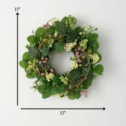 Best Sale 🔥 Sullivans Artificial Berry Foliage Wreath; Green 😍 9 Best Sale 🔥 Sullivans Artificial Berry Foliage Wreath; Green 😍 -Sullivans Sales unnamed file 1864