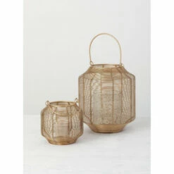 Cheap 👏 Sullivans Mesh Lantern -Set Of 2 ⌛