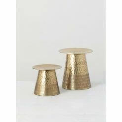 Wholesale 🌟 Sullivans Pillar Candle Holder - Set Of 2 - 6 X6" X6.5"; 5" X5" X4.5" 🧨