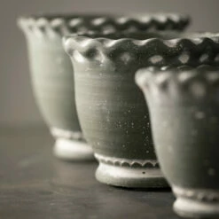 Promo ⌛ Sullivans Gray Scalloped Edged Ceramic Planter - Set Of 3 🧨 -Sullivans Sales unnamed file 1919