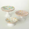 Brand new 😍 Sullivans 3.5 In, 5 In And 6 In Floral Footed Bowl - Set Of 3; Multicolor - 10"L X10"W X6"H; 9"L X9"W X5"H; 8"L X8"W X3.5"H 👏