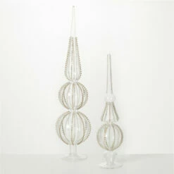 Cheap 🌟 Sullivans Hand-Beaded Glass Finial - Set Of 2 🛒