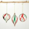 Discount 🥰 Sullivans Green Red Striped Ornament - Set Of 3 🌟 -Sullivans Sales unnamed file 197