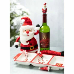 Flash Sale 🎉 Sullivans Santa Hat & Gift Metal Bottle Stopper - Set Of 3 - 1.25-1.75"L X 1.25-1.5"W X 4-5"H 🛒 -Sullivans Sales unnamed file 1971