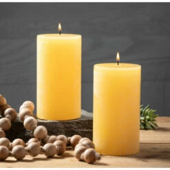Coupon ✔️ Sullivans Pale Yellow Pillar Candles - Set Of 2 🥰 -Sullivans Sales unnamed file 1991
