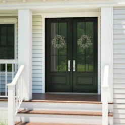 Best Pirce ⌛ Sullivans 12.5" Artificial Iced Leaves & Red Berry Wreath - Set Of 2 - Green - 12.5"L X 5.5"W X 12.5"H ⭐ -Sullivans Sales unnamed file 2017