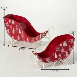 Cheapest ✔️ Sullivans Red Tree Motif Sleigh - Set Of 2 😍 9 Cheapest ✔️ Sullivans Red Tree Motif Sleigh - Set Of 2 😍 -Sullivans Sales unnamed file 2030