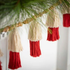 Deals ✔️ Sullivans 65" Red & White Tassel Garland 😍 -Sullivans Sales unnamed file 2034