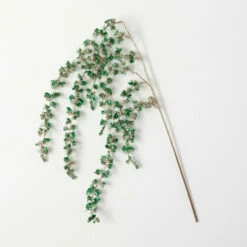 Brand new โ Sullivans 24" Artificial Green Glittered Drop Spray ๐