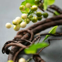 Budget 💯 Sullivans Artificial 14" Green Berry Curly Twig Wreath 🎉 -Sullivans Sales unnamed file 2111